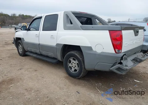 2002 Chevrolet Avalanche 1500 из США, поврежденный, VIN 3GNEC13T82G112706